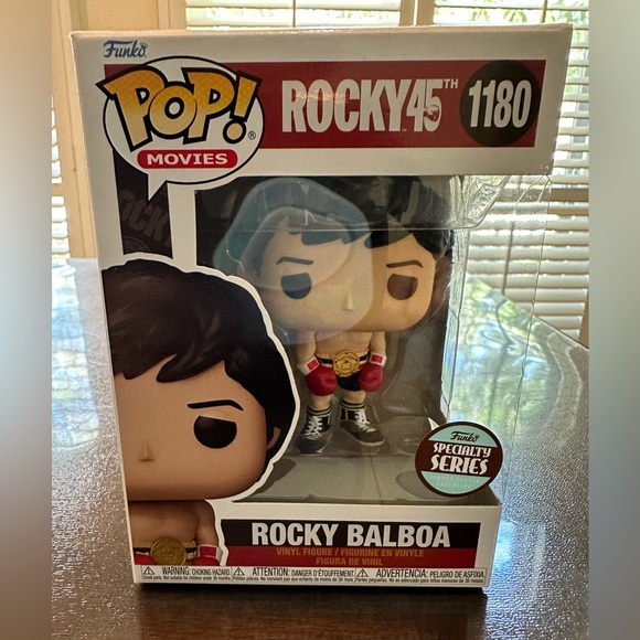 Pop Rocky 45th Anniversary Rocky with Gold Belt Vinyl Figure - Picture 1 of 5